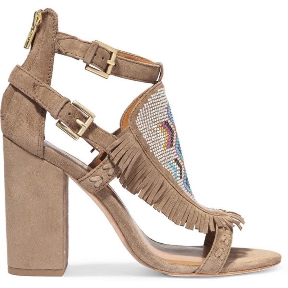 Ash Aztec studded suede block heels - Picture 3 of 14